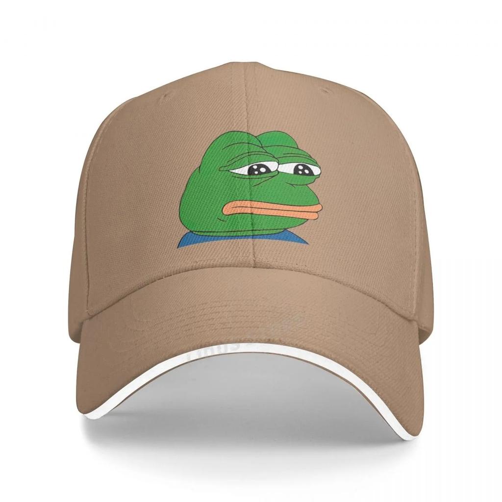 Fashion Men Sad Frog Baseball Cap Outdoor Adjustable Dad Hat Men Summer Snapback Hats Sad Frog Sports Golf Cap Gorra