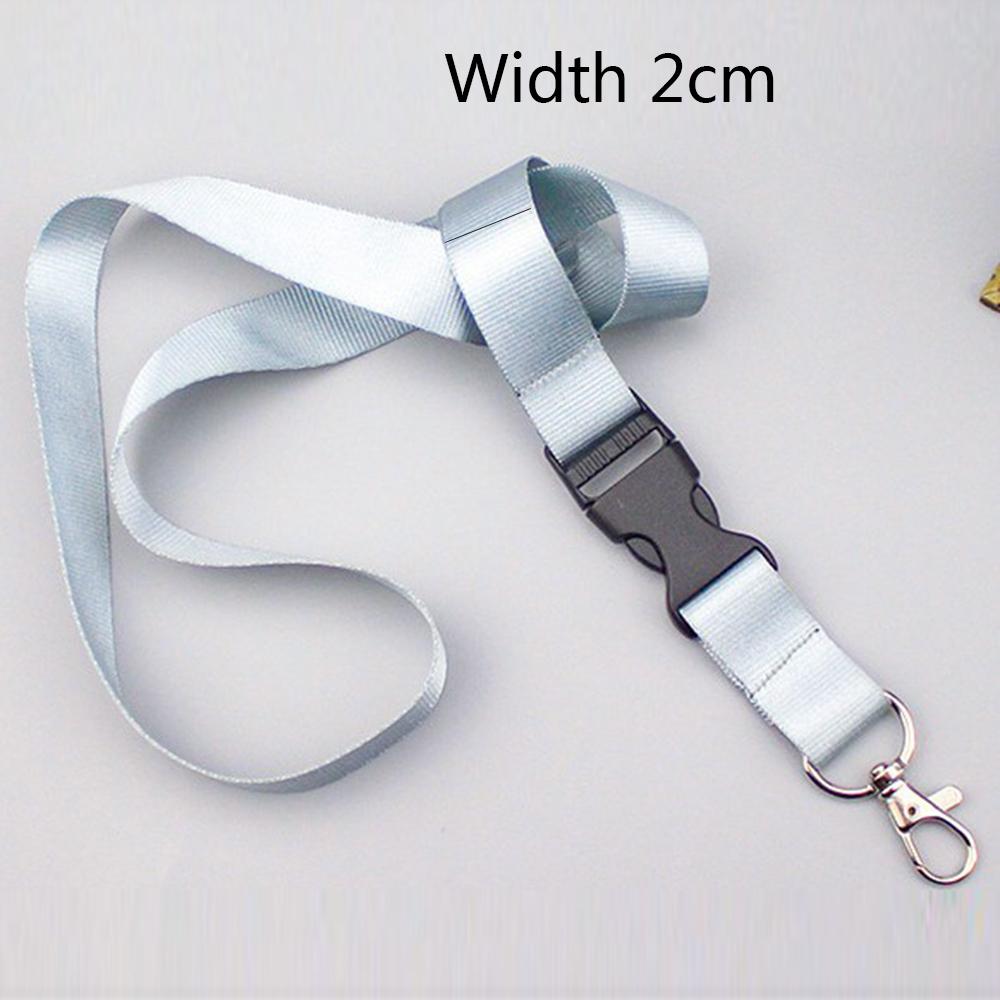 1pc Safety Hanging Neck Strap Lanyard For Mobile Phone ID Name Badge Holder Man Woman Anti-Lost Clasp Rope Keychain Landyard
