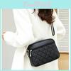 Bag Crossbody Bag Multilayer Ladies Embroidered Bag Diamond Patterned Bag Shoulder Bag Womens Bag
