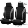 Four Season Universal Car  Front/Rear Seat Cover Polyester Fabric Protect Seat Covers Safe Truck Van SUV Seat Protecto Accessory