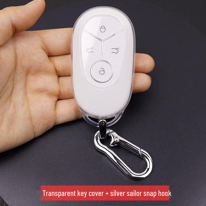 Ultra-thin Transparent Key Case for Geely Vision 2024-2026 Models