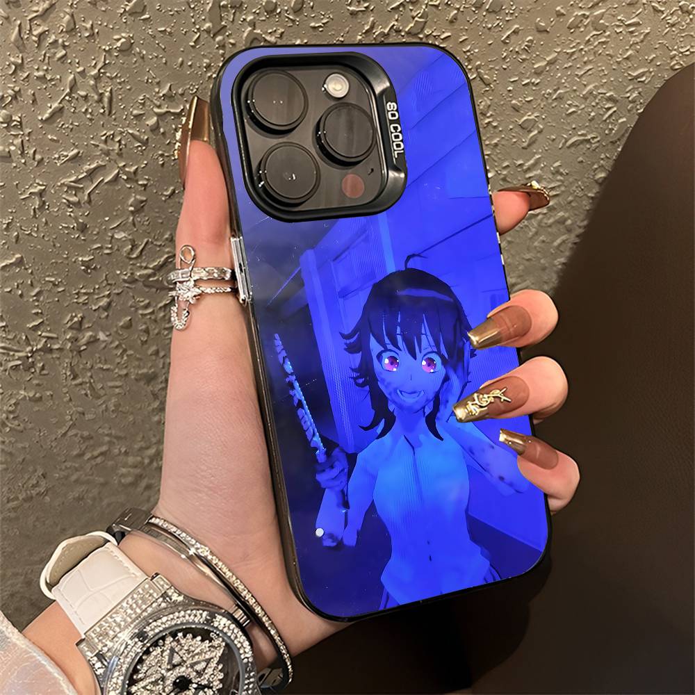 S-Saiko No S-Sutoka Phone Case For iPhone 15,16,12,14,13,17,11,E,Pro,Max,Plus,Air,Mini Black TPU Cover