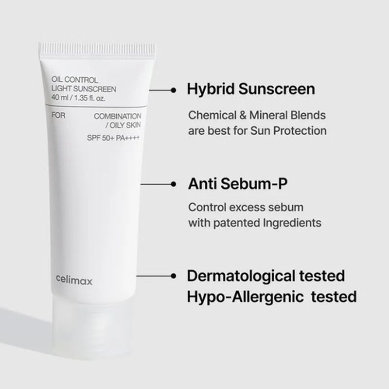 [celimax] *renewal* Oil Control Light Sunscreen 40ml