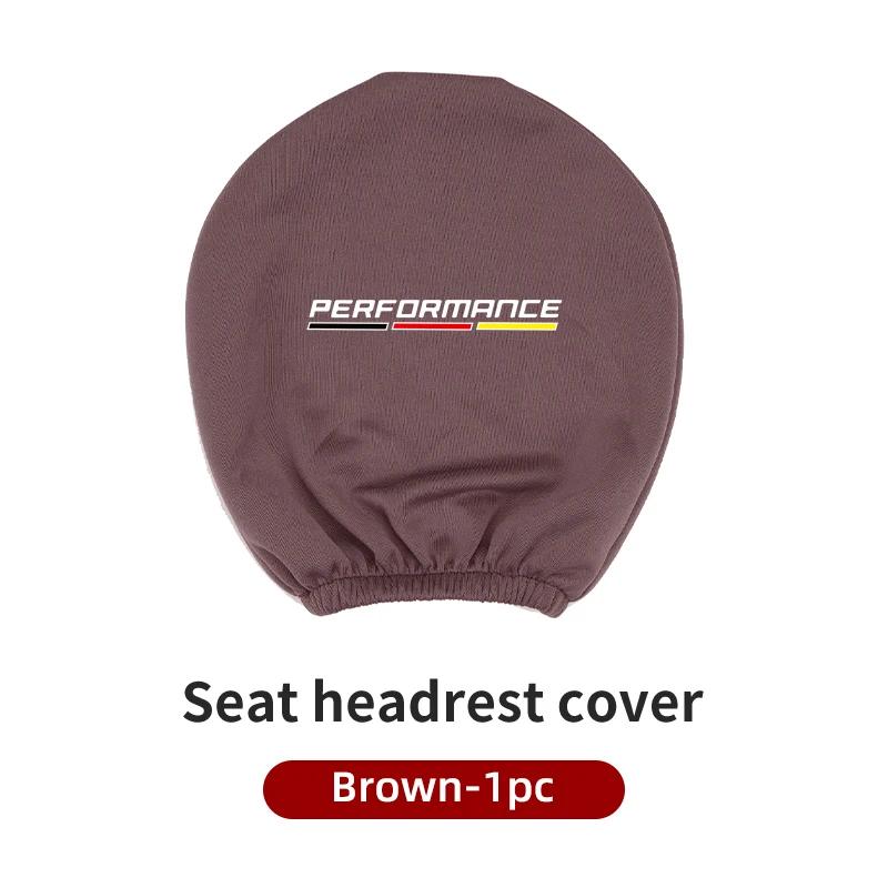 

Car Sticker 2025 Hot car seat headcovers Accessories For BMW Performance X1 X3 X5 E39 E46 E90 F20 E60 F30 E36 F10 E87 E70 E91 E3 оранжевый