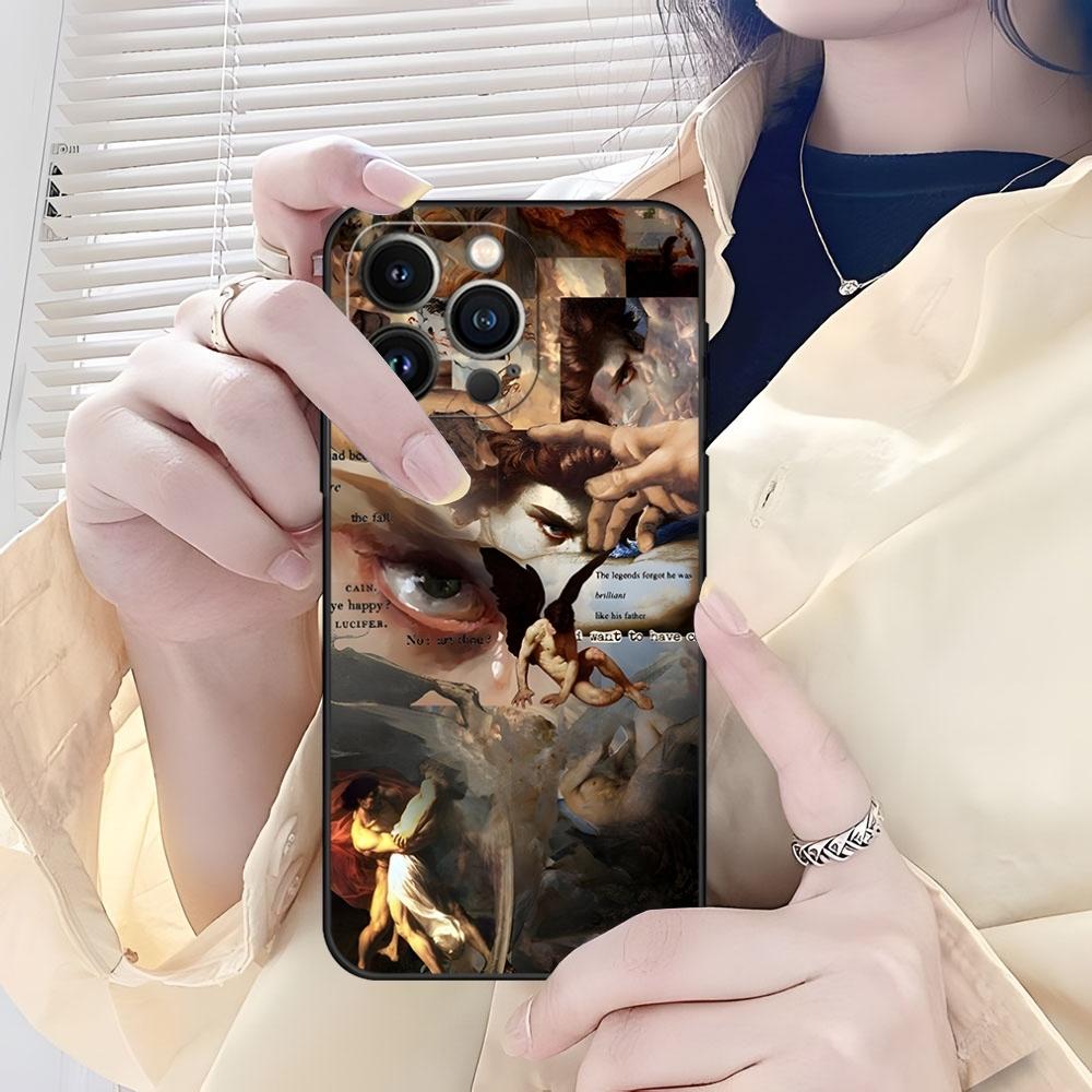 

Fallen Angel Alexandre Cabanel Phone Case Apple for iphone 15 Pro Max 14 Pro 16 Plus 13 Mini 11 12 Xr X Xs 7 8 Plus Back Cover iPhone11 ProMax