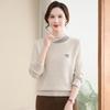 YUZHAOLIN Women's Plus Velvet Warm Knit Sweater