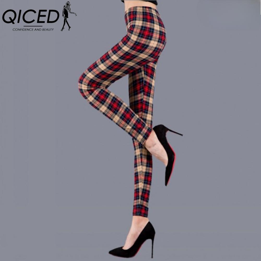 

QICED Женские модные повседневные брюки и капри с высокой талией one size хаки