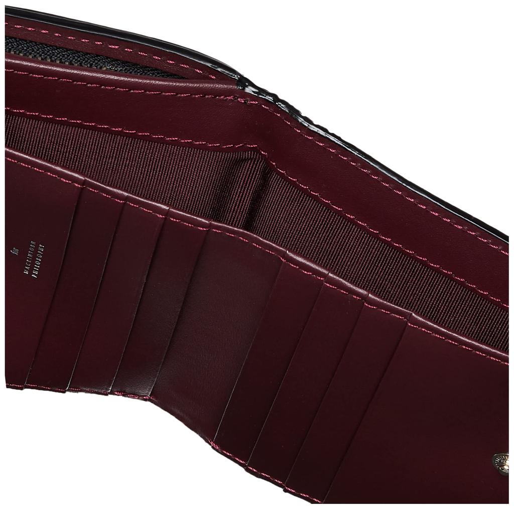 Mackintosh Philosophy Buckingham Bear Monogram Wallet, BlackPurple