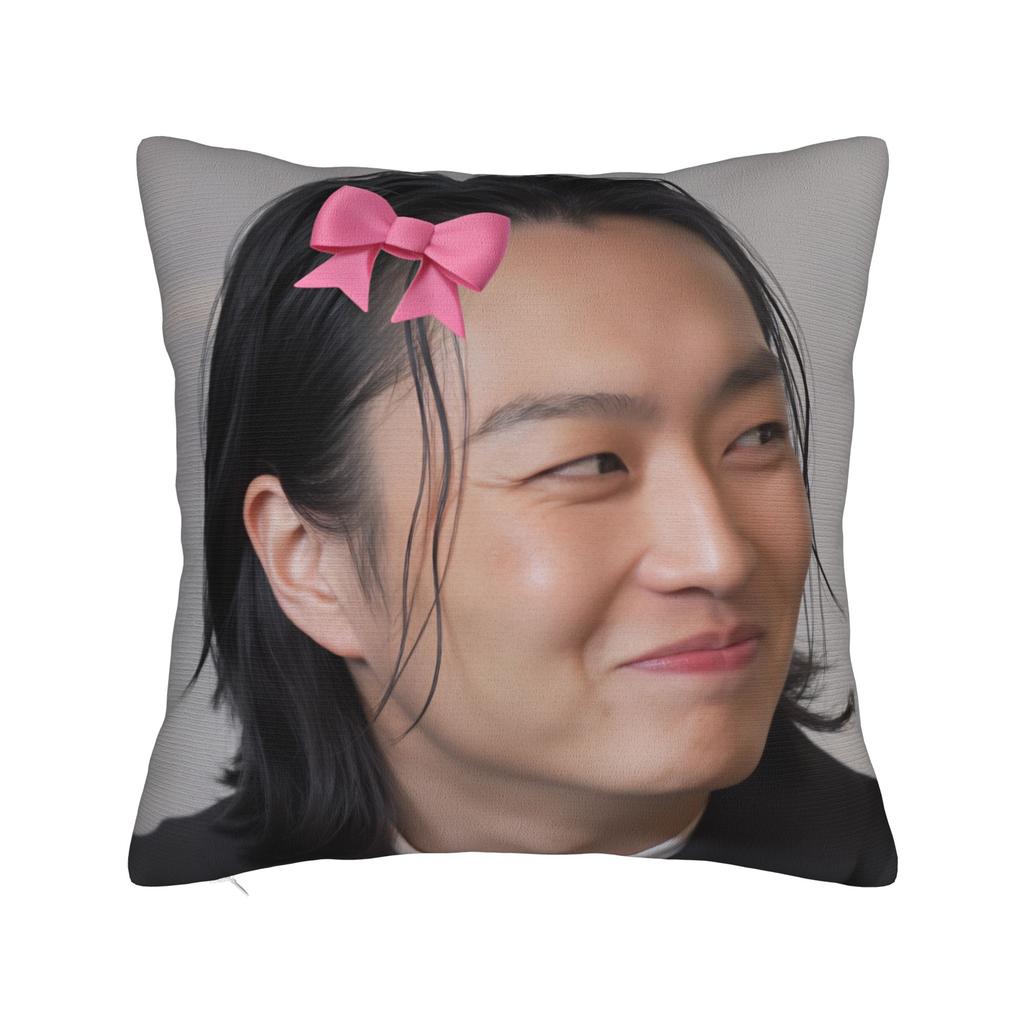 Pillow Cover R-Roh J-Jae Won Korean Actor Cute Funny Pillow Case For Living Room Bed Chair Pillowcases