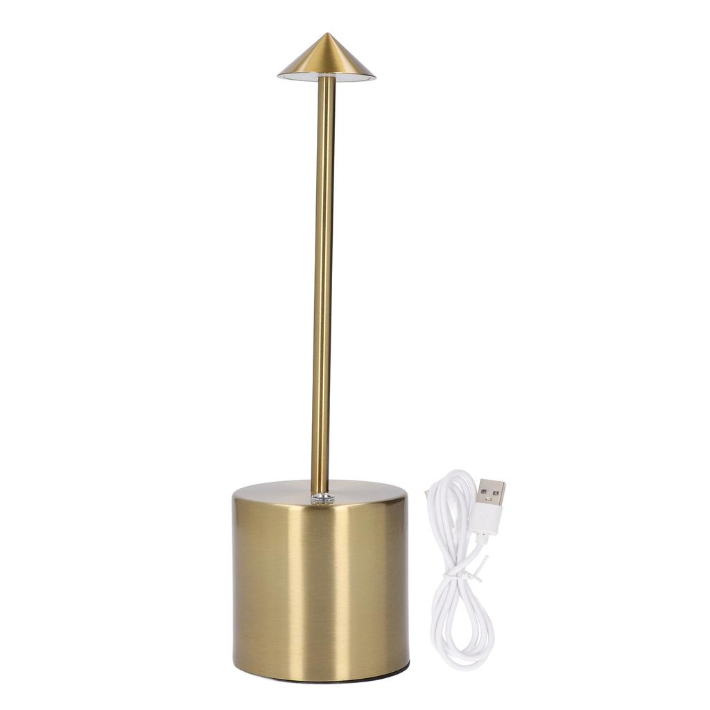 Rechargeable Cordless Desk Lamp Touch 3 Color Lighting Dimmable Portable Indoor Outdoor Lamp for Bed