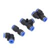 Set 40 Piese Fitinguri Pneumatice Push to Connect Racorduri Splitter Tee Cot Conectori Drepți