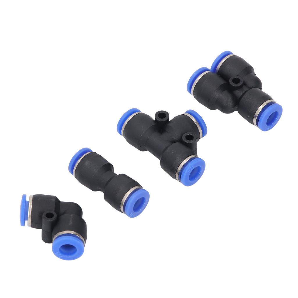 Set 40 Piese Fitinguri Pneumatice Push to Connect Racorduri Splitter Tee Cot Conectori Drepți