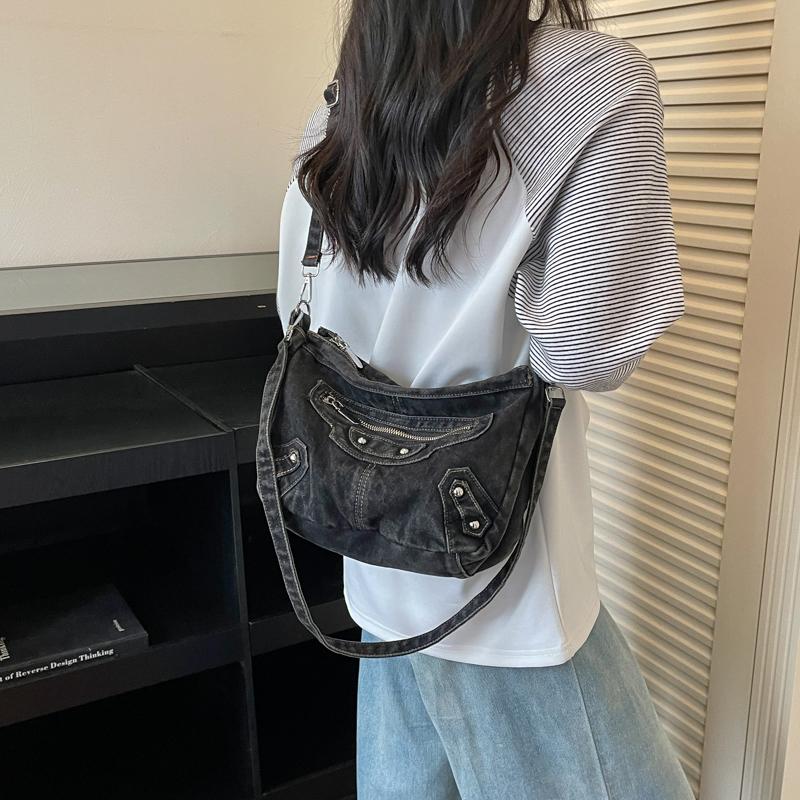 Denim Tasche Damen Schulter Umhängetasche Handytasche