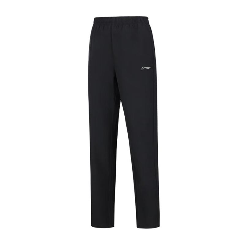 

Li-Ning Training Series Quick-Dry Elastic Waist Straight-Leg Pants Black Men AYKT653-1 M