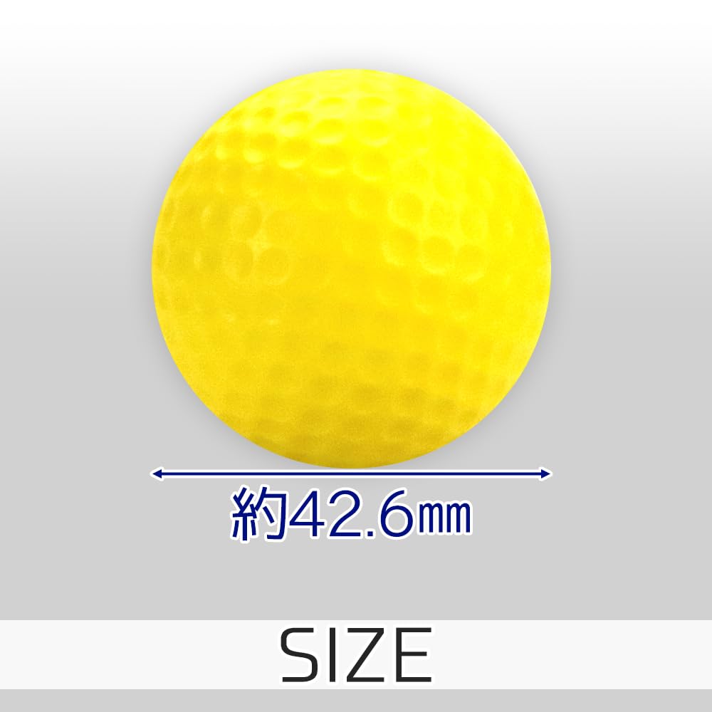 Golf Practice Balls for Approach 12 Large Indoor Repetitive Shots, Balls, Capacity, Visibility, Feel, Use, Practice, Self-Practice