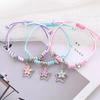 Student Girlfriend's Korean-Style Simple Cute Friendship Woven Bracelet Set - Handmade, Colorful, Three-Piece Rope