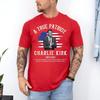 Charlie Kirk Shirt, True Patriot 1993-2025 Rip Memorial American Flag T-Shirt