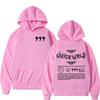 Dámská mikina s kapucí a potiskem písmen ve stylu Juice WRLD Streetwear Ležérní dlouhý rukáv Pulovr