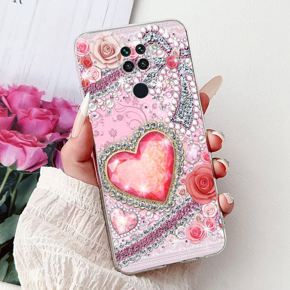 For Xiaomi Redmi Note 9 Case Redmi Note9 Cover M2003J15SC M2003J15SG Fashion Butterfly Phone Case Shockproof TPU Soft Back Cover