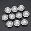 Gifts Round Rhinestone Cufflinks Rhinestone DIY Button Cover Beads Sewing Accessories Shirt Button Clip Formal Attire