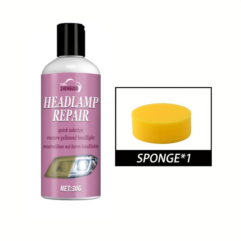 

Car Headlight Restoration Kit: Polishing, Scratch Repair, and Anti-Yellowing Solution — Easy Diy, Enhances Brightness and Reduces Aging Issues
