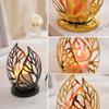 Nordic Style Candle Holder Desktop Ornament Candlelight Dinner Props  Festival Party Decor Supplies