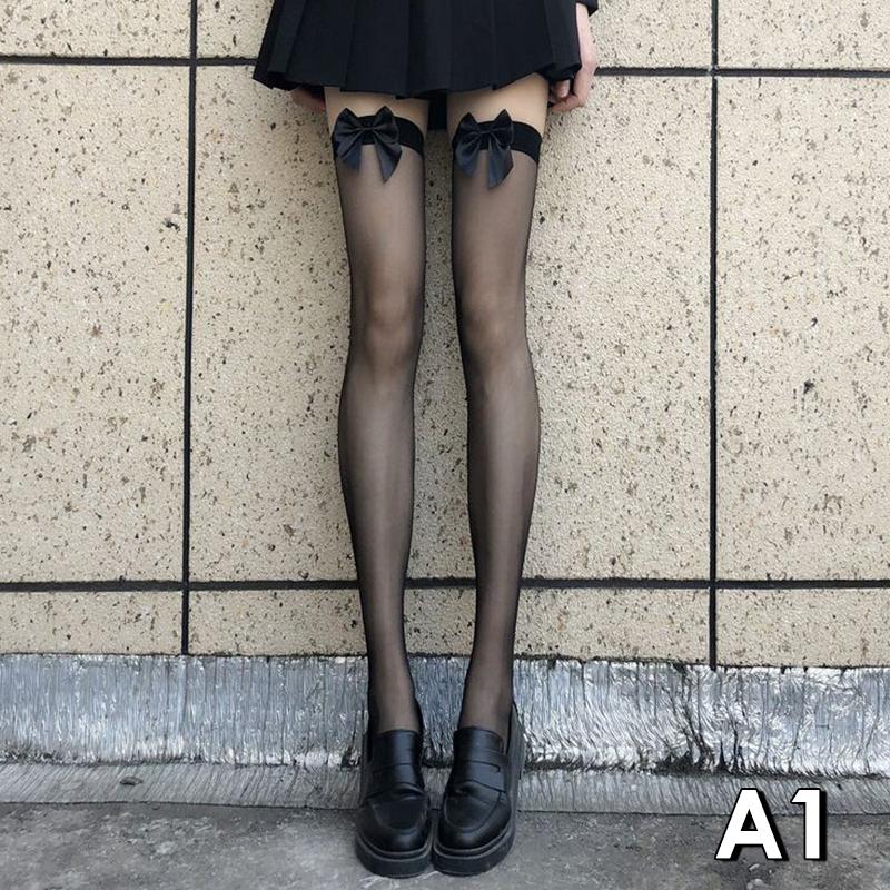 

Носки Лолита женские сексуальные кружевные чулки выше колена нейлоновые длинные носки