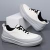 Men Foam Sole Casual Sneakers Fashion Low Top Shoes Sizes 38-44 for Walking Travel Commuting Streetwear Casual and Everyday Wear