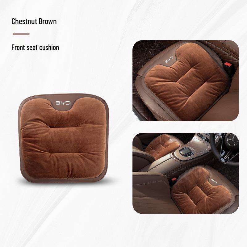 Winter Flannel Seat Cushion for BYD: Han EV, Qin L, Song L, Seal, Seagull, Yuan Plus, Tang DM
