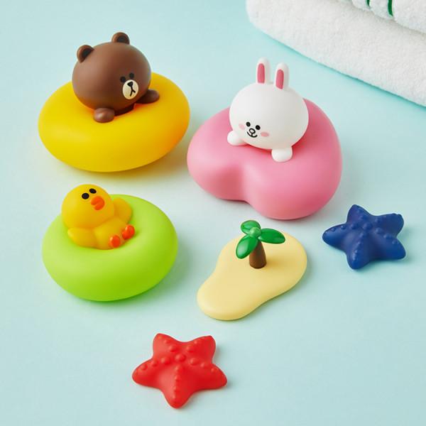 

Игровой набор для плавающей ванны Line Friends