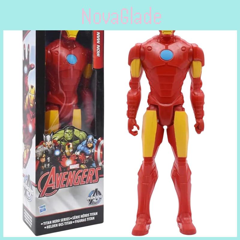 12 Inch Captain America Action Figure Plastic Material 29cm Height New Iron Man Design
