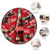 Christmas Gift Halloween Theme Bear Truck Coca Cola Round Carpet Soft Home Decoration Corridor Table and Chair Anti Slip Outdoor Floor Mat Carpet H14