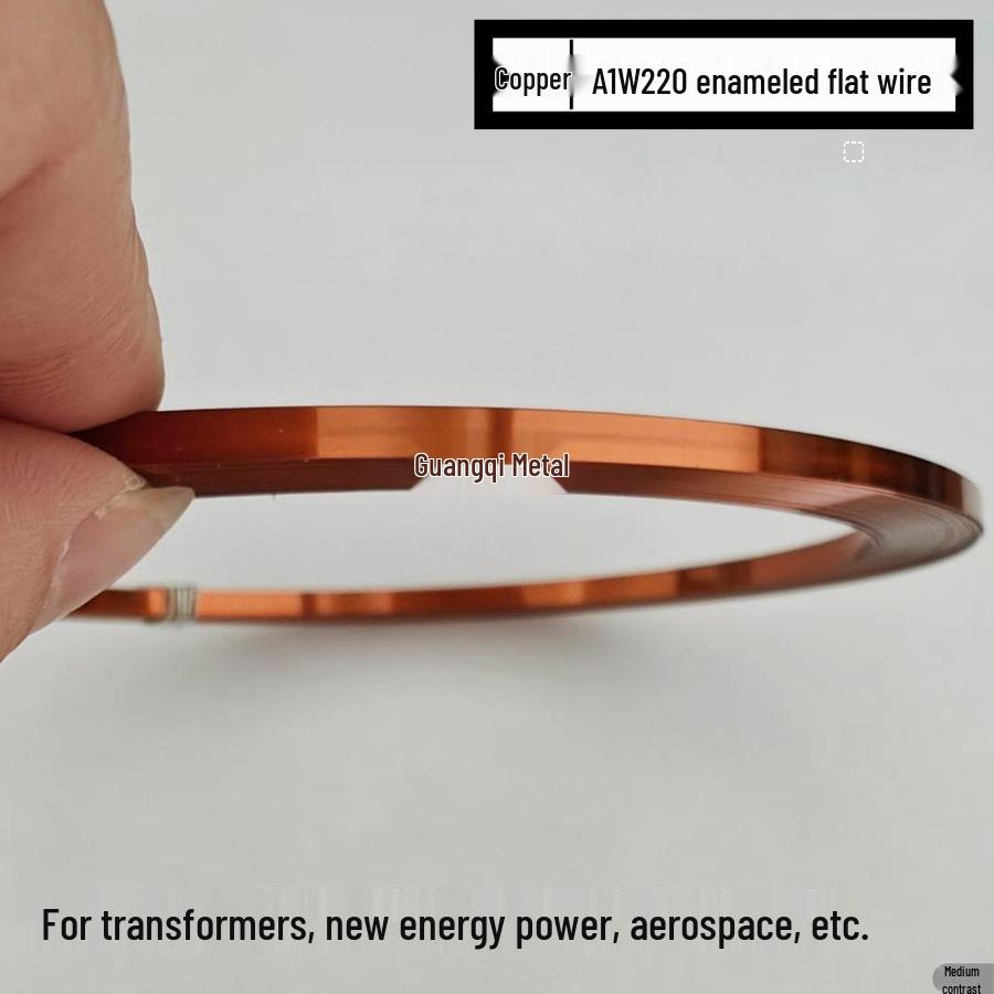 AIW220 Enameled Flat Copper Wire for Transformers