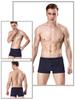 [4er-Pack] Langsha Herren-Boxershorts aus Baumwolle – mittlere Leibhöhe mit Schlitzen
