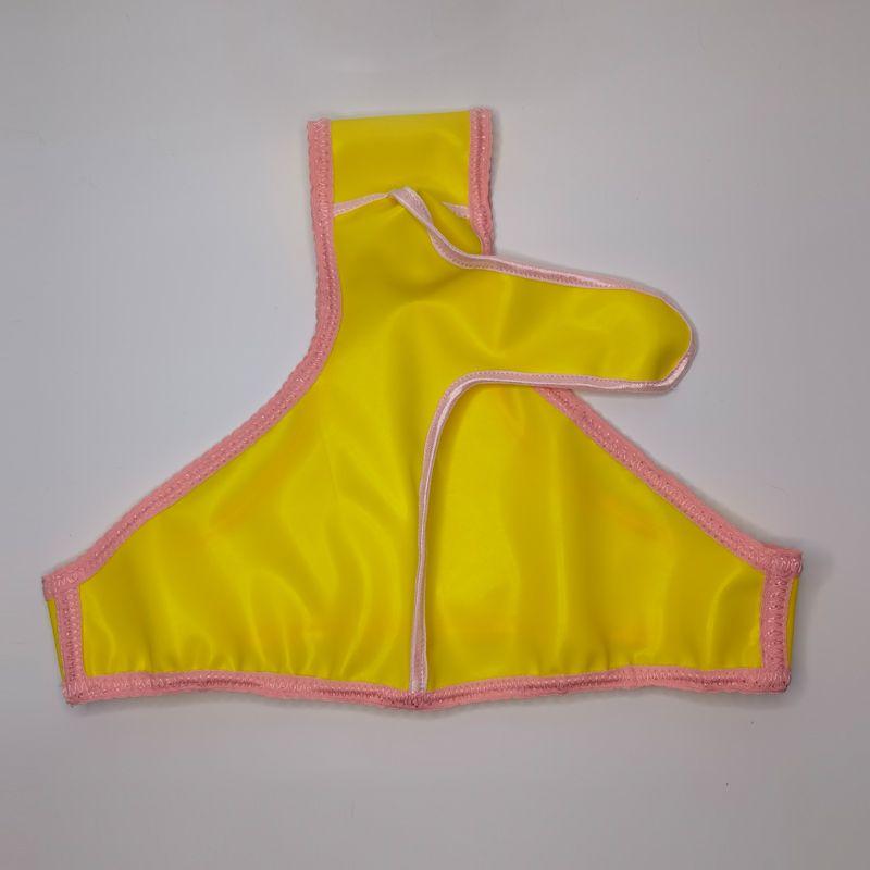 Sexy Men Latex Briefs Long Penis Sheath Fetish Lingerie Rubber Underwear Condom Gay Night Clubwear Roleplay Underpant