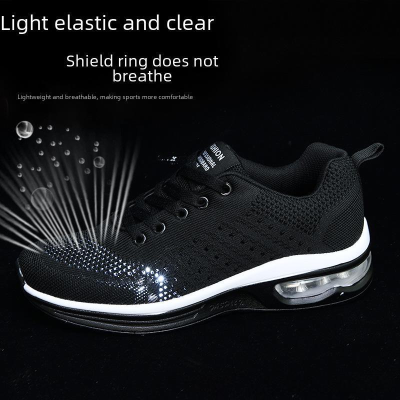 Unisex Mesh-Tanzschuhe: Square Dance, Luftkissenlauf, Aerobic-Fitness, großer Ghost Step