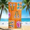 1Pc Snail Big Eyes Beach Towel, Quick Dry, Multi-Use for Beach Pool Gym Yoga Home Travel, Christmas, Halloween, Xmas Gift M92939