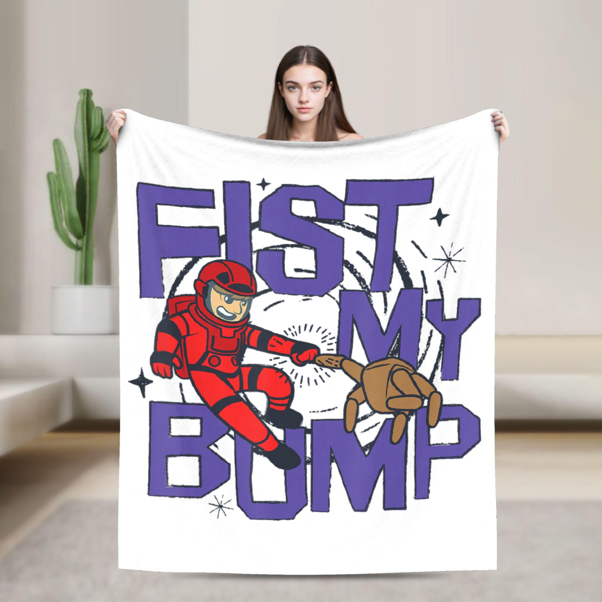 

Project Hail Mary Believe Knitted Blankets Eridani-Rocky Flannel Throw Blankets Airplane Travel Quilt Thin Bedspreads Breathable 75x90cm