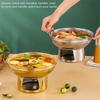 20/22cm Thai Hot Pot Thickened Dessert Holder High Quality Double Ears Hot Pot  Household