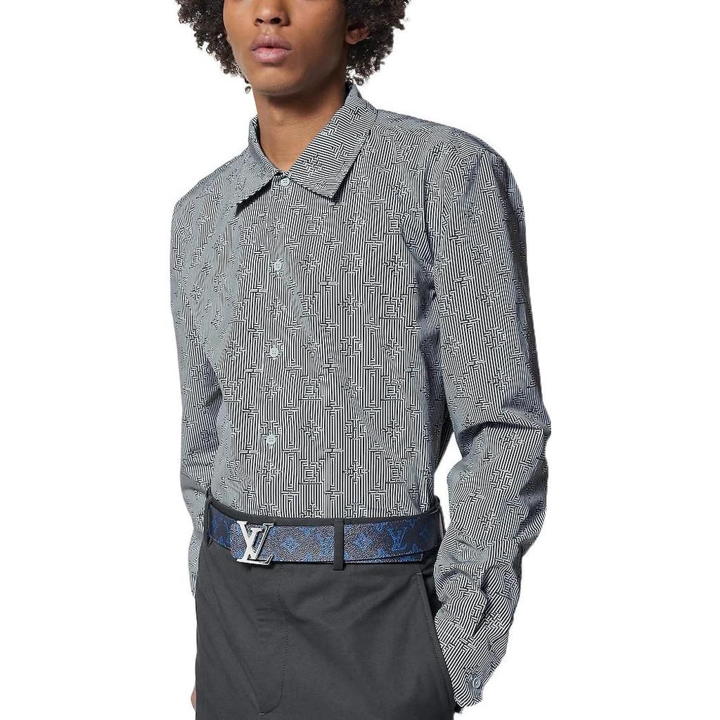 Louis Vuitton Shirt Men's Black 1AAU3X