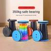 Regenbogen-Klappstuhl, tragbarer und einziehbarer Stuhl für den Heimgebrauch. Outdoor Camping Picknick Angelhocker. Hohe Tragfähigkeit