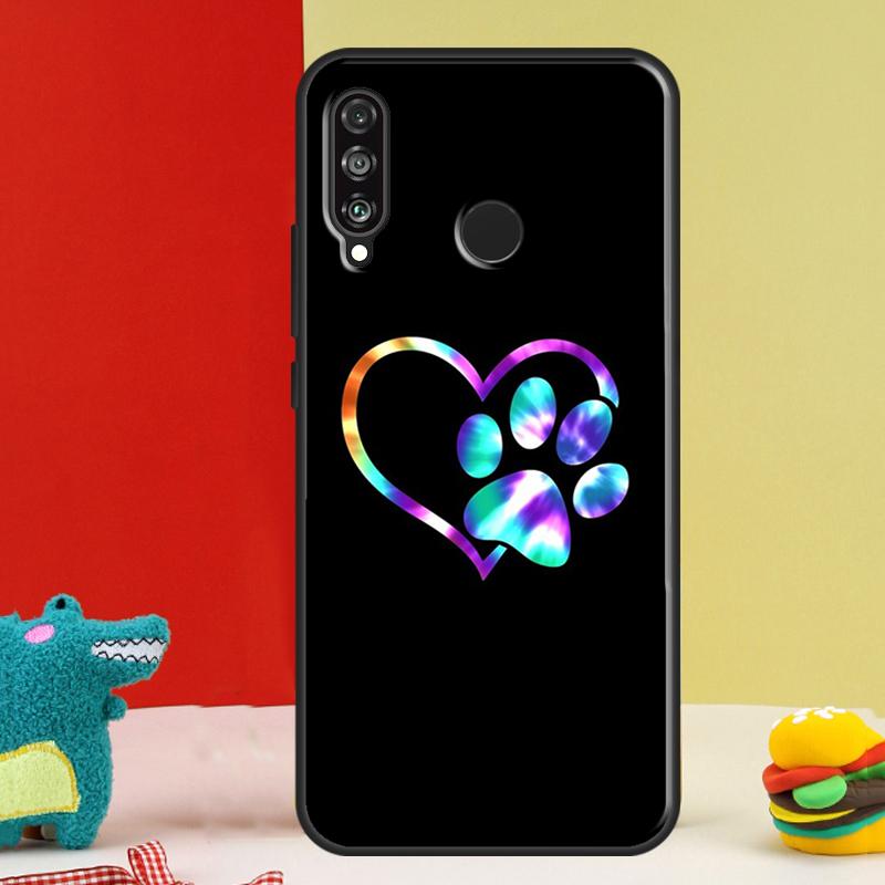 Dog Paw For Huawei Nova 12i 12s 11i 5T 9 10 SE Y91 Y90 Y60 Y70 Y72 Y61 P60 Pro P20 P40 P30 Lite Case