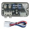 Car Audio 12V Speaker Level Converter Adapter High To Low RCA Line Stereo Radio Converters Adjustable Frequency Subwoofer