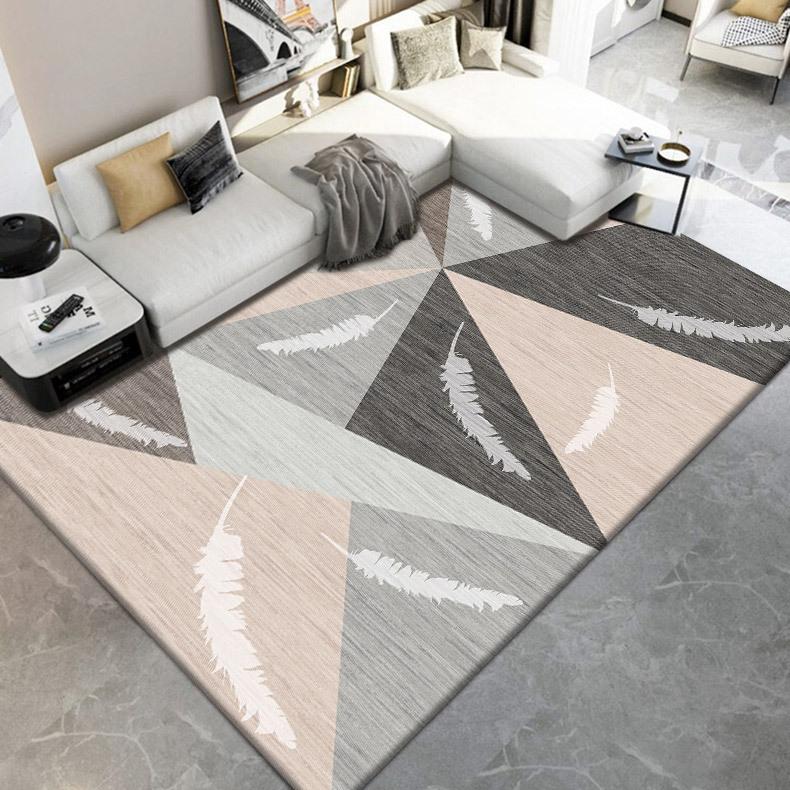 Carpet Living Room Bedroom, Bedside Carpet Autumn and Winter Simple Room Floor Mat Easy To Maintain