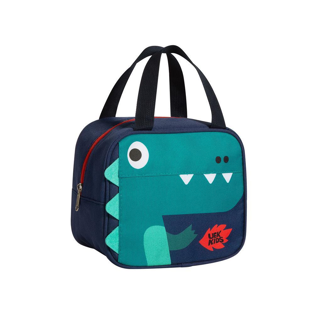 2023 Cute 3D Cartoon Lunch Bag for Kids - Portable Oxford Cloth School Lunch Tote Dinosaur