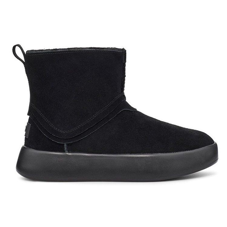 UGG Classic Boom Boot Fleece Lined Black Women's 1104613-BLK