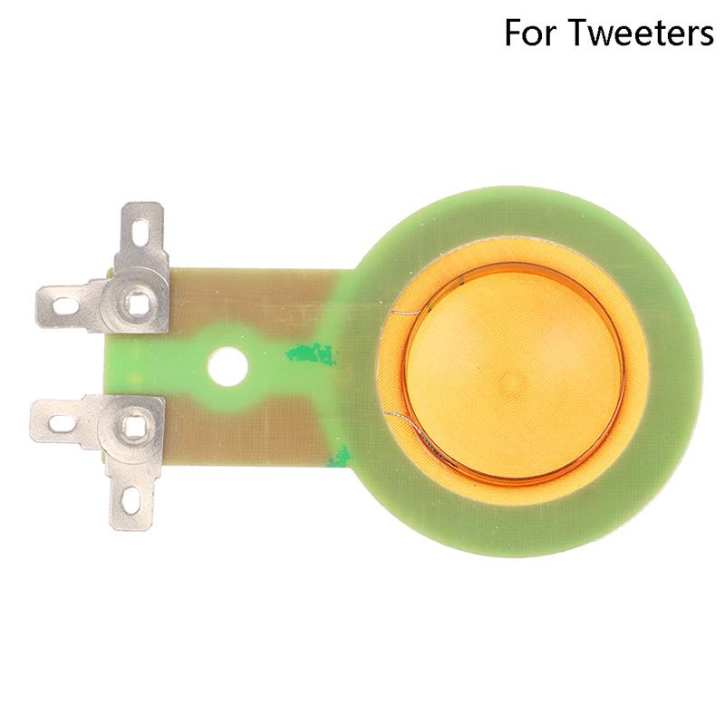 1 Pcs 25.5Mm Tweeters Voice Coil Round Speaker Treble Coil Horn Copper Diaphragm