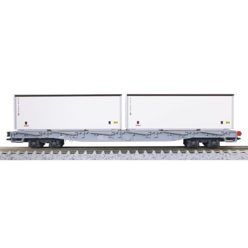 KATO N Gauge Rhaetian Railway Flat Car R-w Container Cargo Set of 4 10-1892 Model Railroad Freight Car