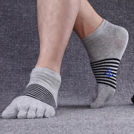 Breathable Men's Five Finger Toe Socks Casual Comfortable Soft Sports Home Wear