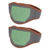 2pcs Electric Neck Heating Pad Hot Therapy Fast Heating Steel Board Support Heated Neck Wrap Black